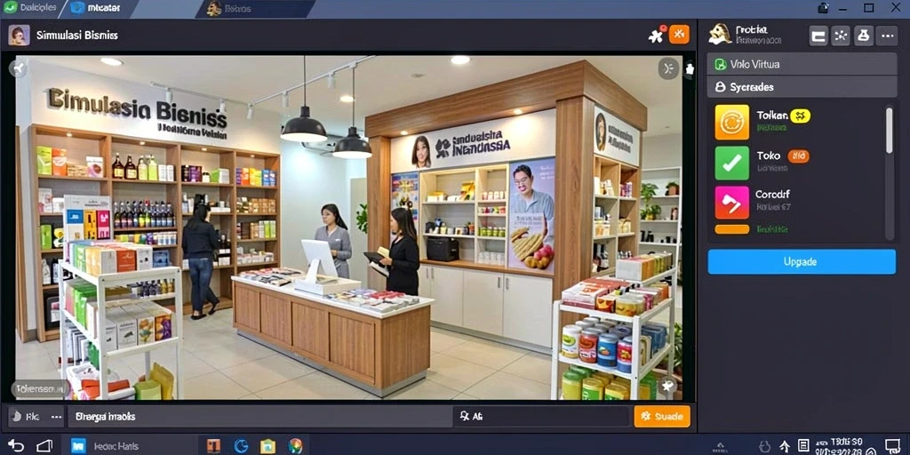 Tampilan antarmuka yang menarik dan modern.