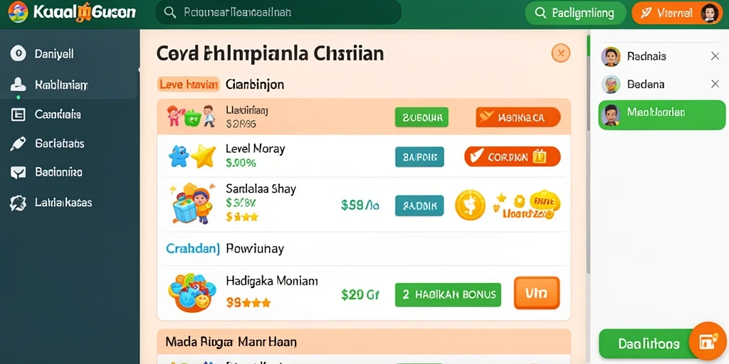 Screenshot aplikasi BAGINTA168 menunjukkan tampilan antarmuka yang user-friendly.