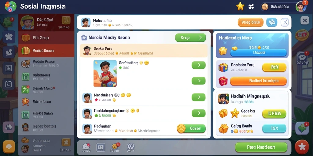 Tampilan antarmuka yang menarik dan user-friendly.