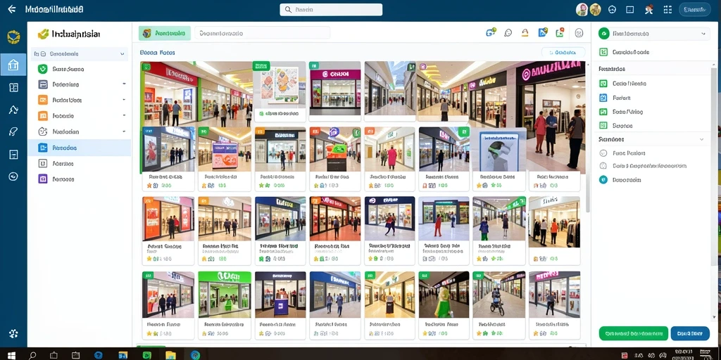Tampilan menu utama yang menarik dan informatif.