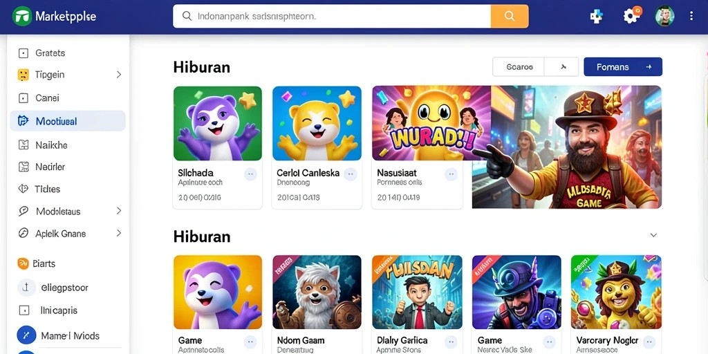 Tampilan grafis yang memukau dan interaktif.
