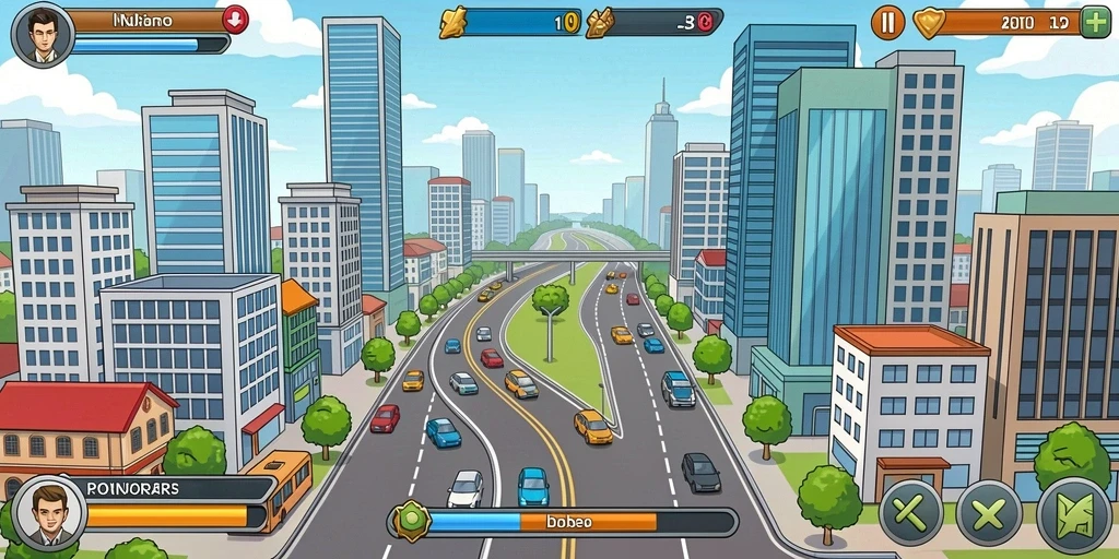 Tampilan awal game yang menarik dan memukau.