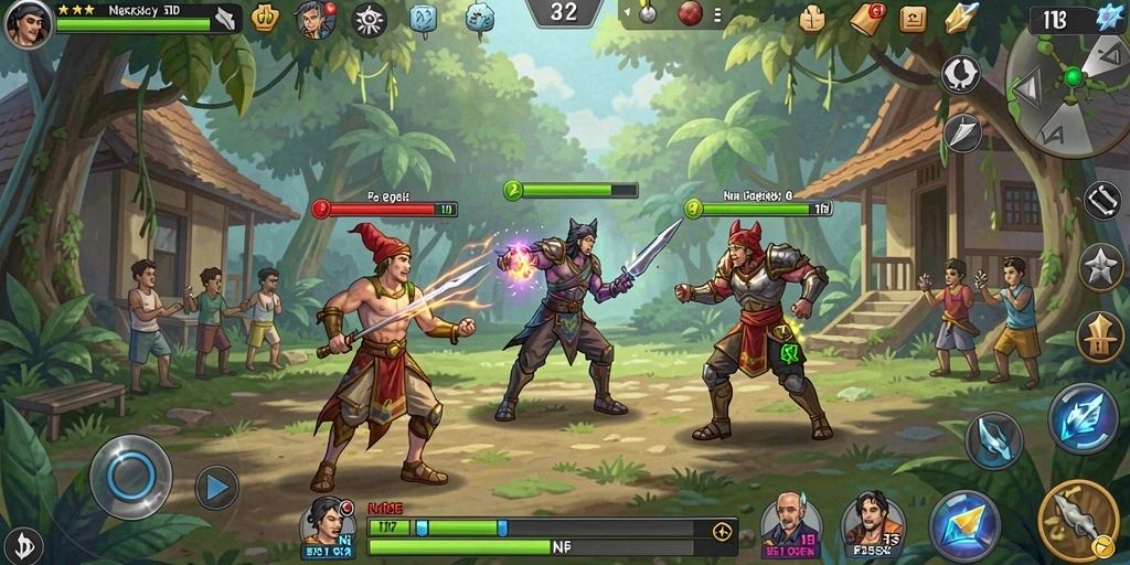 Tangkapan layar menunjukkan level yang menantang dengan grafis menawan.