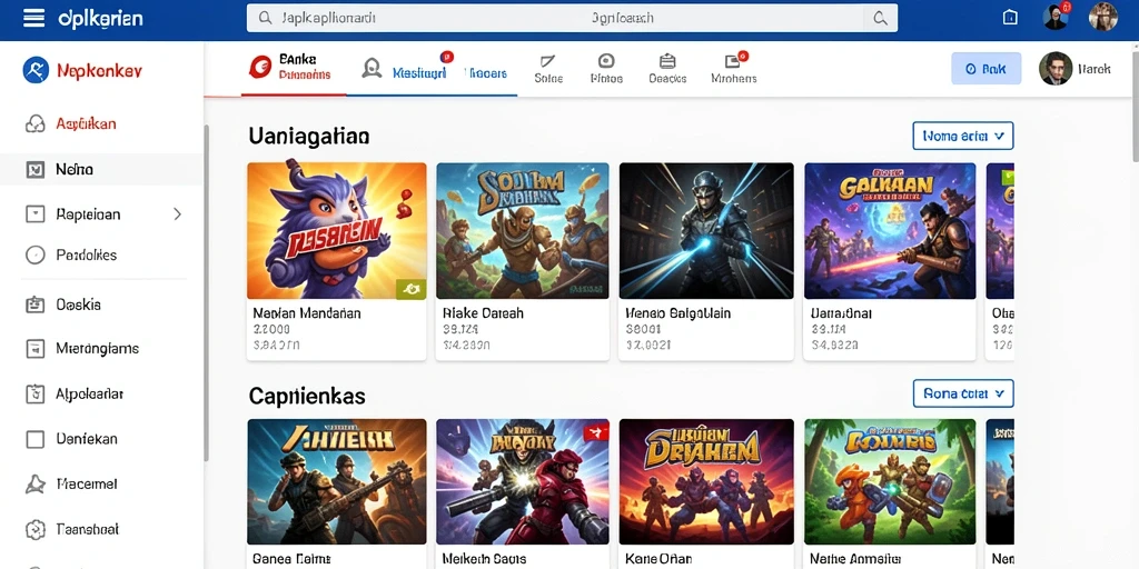 Antarmuka pengguna yang sederhana dan menarik.