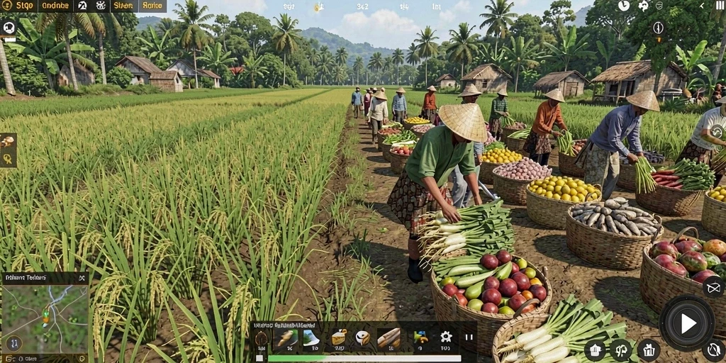 Screenshot menampilkan karakter utama dalam aksi petualangan.